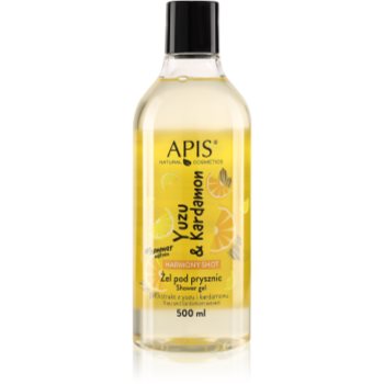 Apis Natural Cosmetics Harmony Shot Yuzu & Cardamom gel de dus armonizant - imagine 2